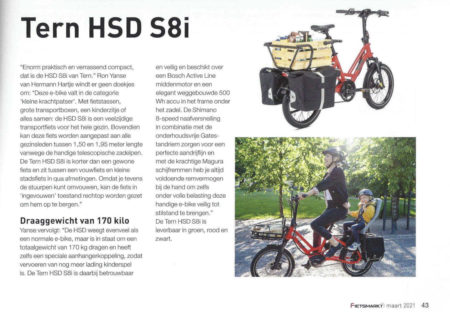 Tern HSD S8i - Fietsmarkt