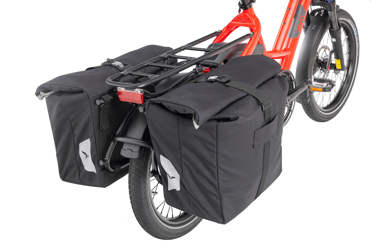 Cargo Hold 37 Panniers in Bucket Mode on the HSD
