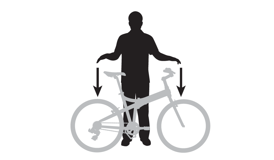 Drop test for bike