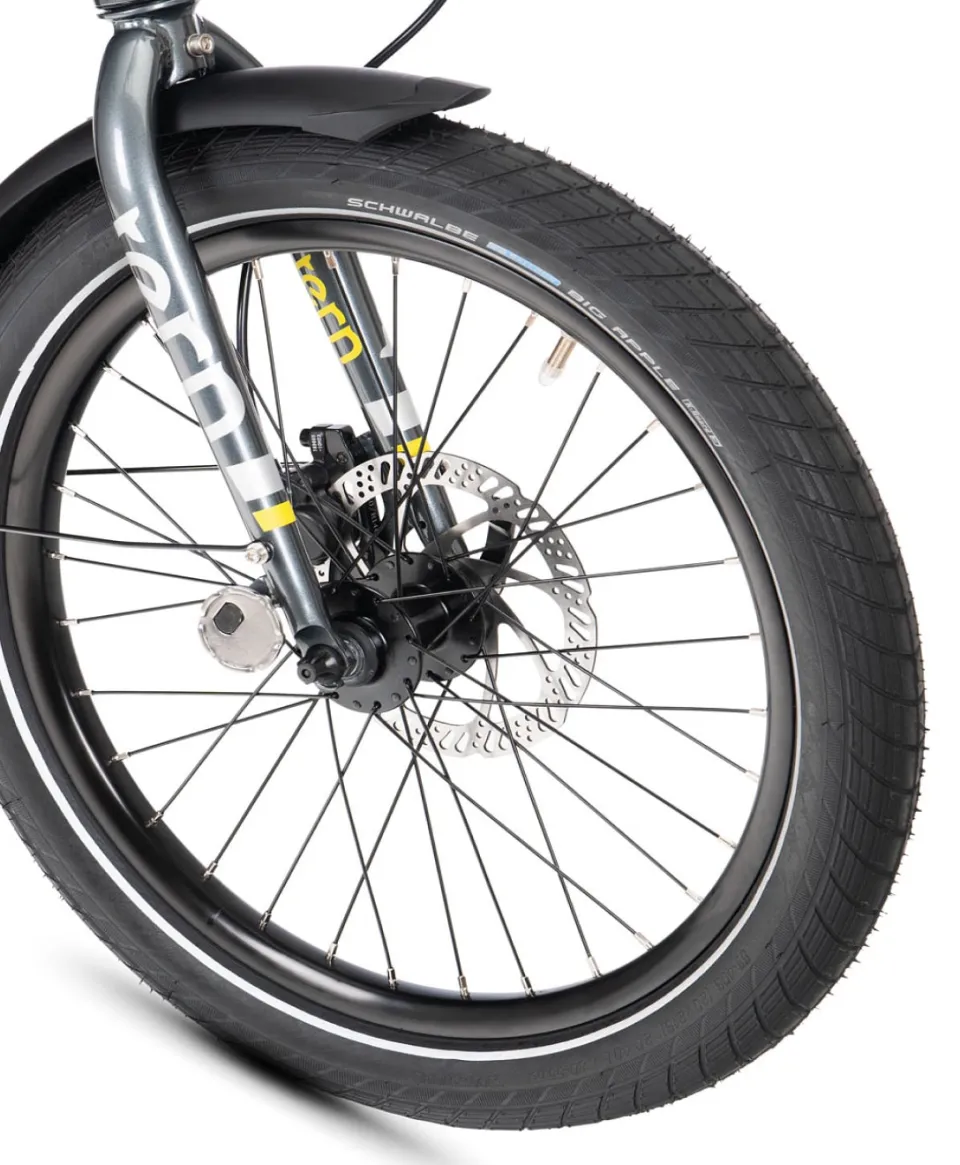 Tech detail of the Schwalbe wheel