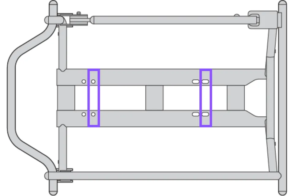 clubhouse gen 4 passenger rails for tern cargo bikes front mounting holes