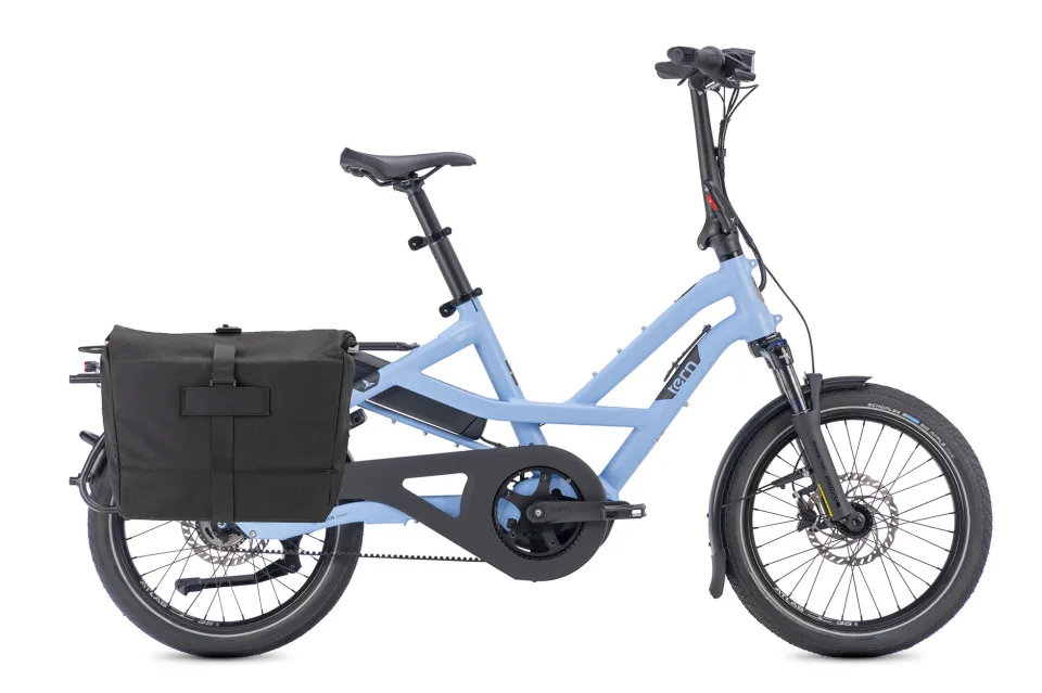 Cargo Hold 37 waterproof panniers for Tern cargo bikes