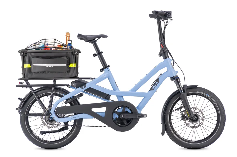 Soft Crate Mini rear rack cargo carrier for Tern cargo bikes