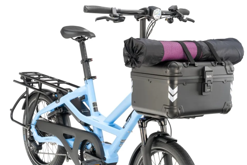 Hardshell Hauler front cargo compartment for Tern ebikes